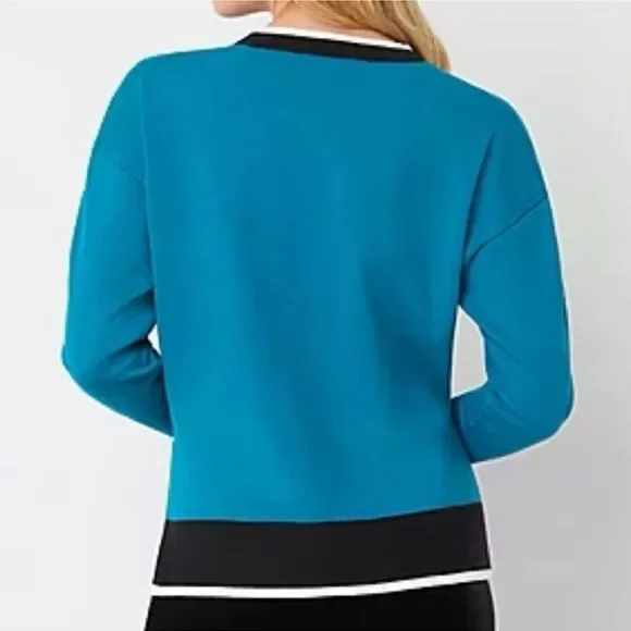 Juicy By Juicy Couture Women’s Crew Neck Long Sleeve Pullover Sweater Size L NWT - Picture 9 of 12